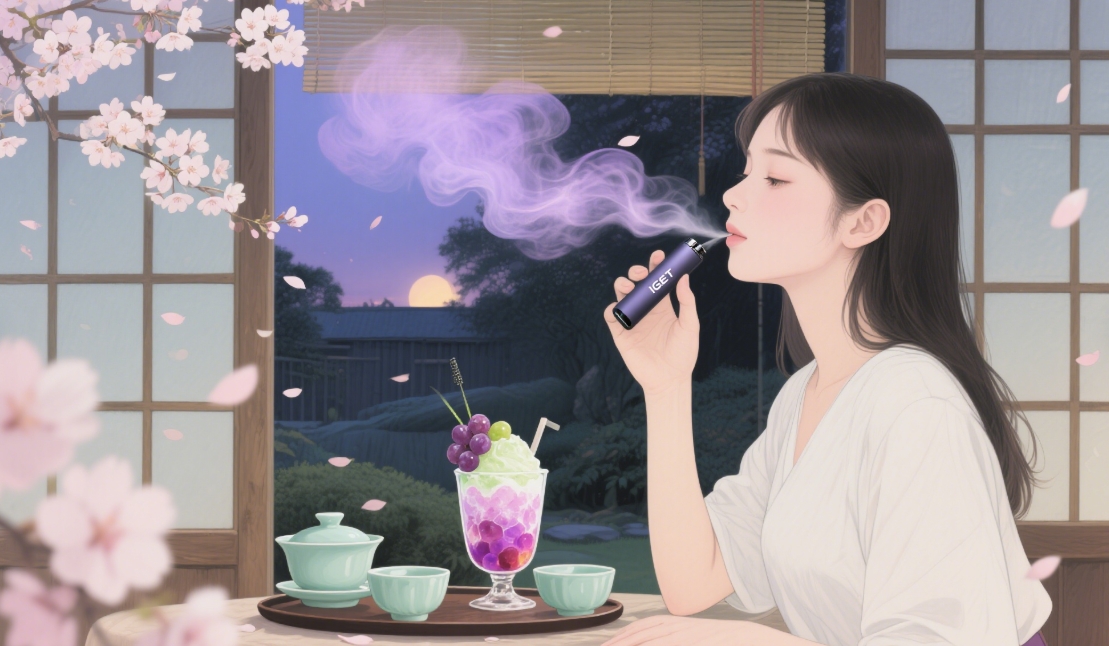 IGET Moon Vape 5000パフ「ぶどう氷」——2025年日本ヴェイプ市場を彩る新たな風