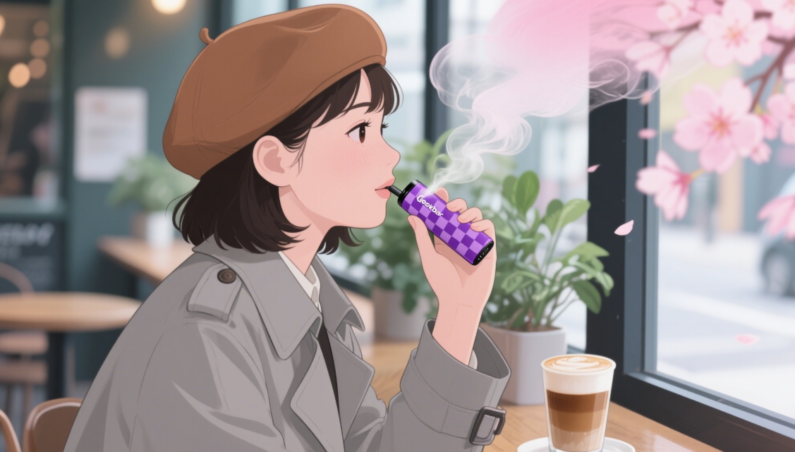 Geek Bar Vape Wenax M1ポッドキット 800mAh - 紫のチェック柄が切り開く、2025年日本電子タバコ市場の新潮流