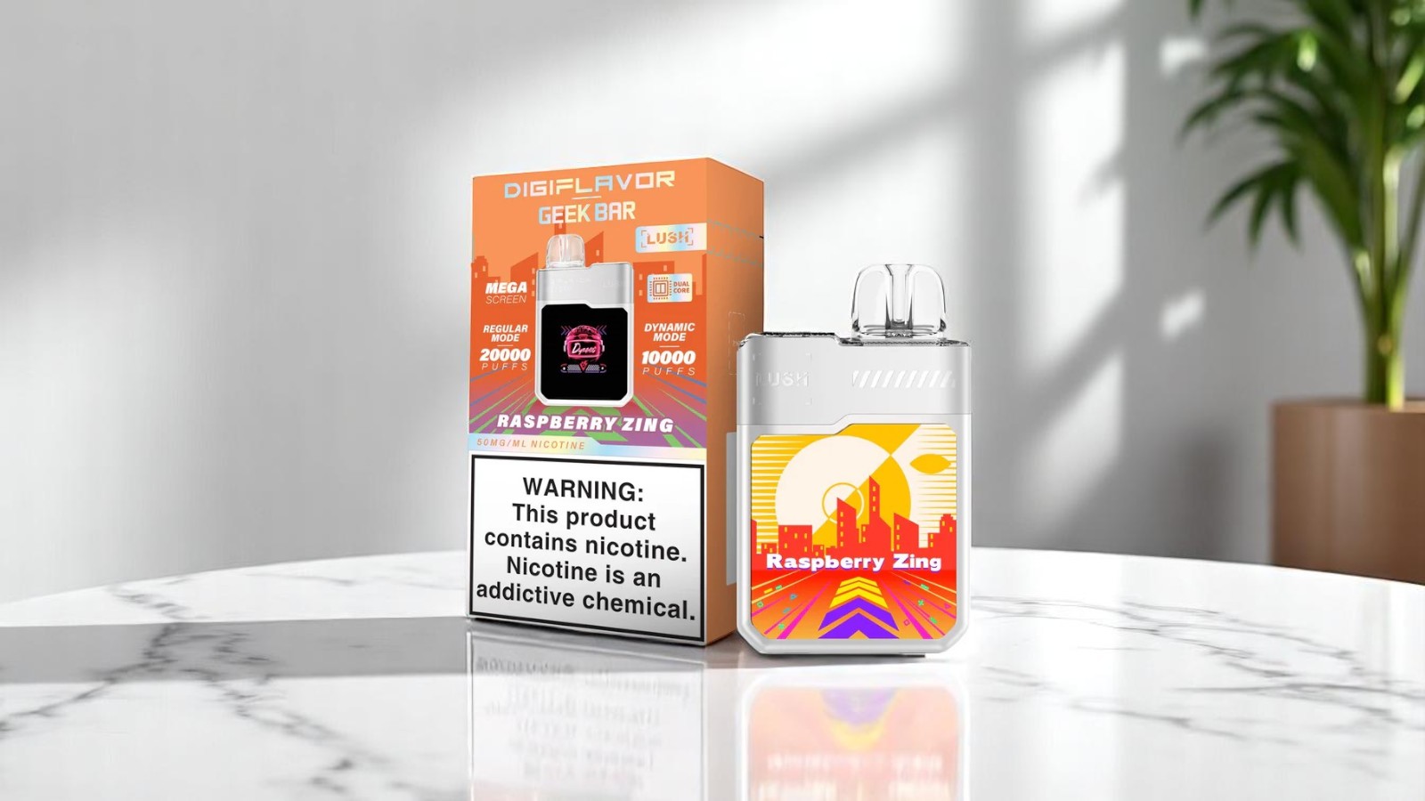 Geekbar DigiFlavor Lush 使い捨てベイプ - ラズベリージン：2025年日本ベイプ市場をリードする革新の一皿