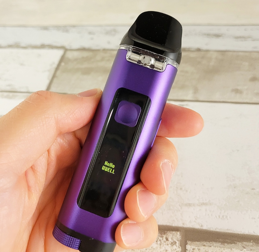UWELL CROWN D Pod Kit Vape - 紫： 洗練されたパープルが奏でる、上質なヴェイプ体験