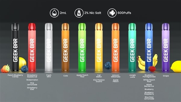 富士山の恵みを一粒に：Geek Bar E600 Puffs 使い捨てベイプ - ふじメロンの極上体験