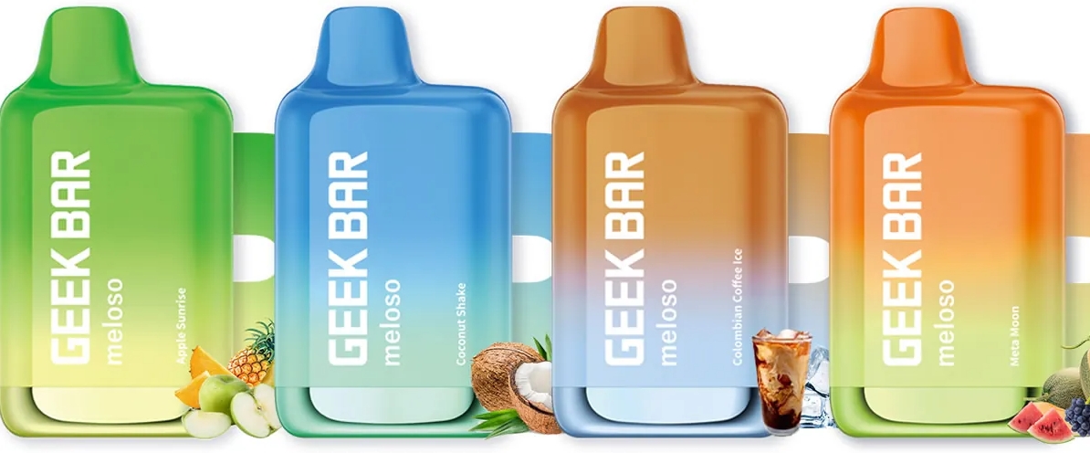 Geek Bar Meloso Max 9000 Puffs - アップルサンライズ：日本のヴェイパーシーンに咲く、完璧な朝のフレーバー