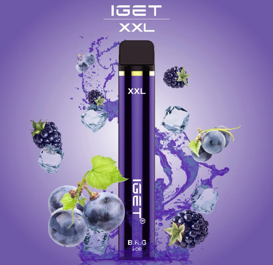 IGET XXL 1800パフVape - BRGアイス：日本の日常に溶け込む、クールで深みのある味わい